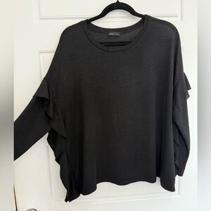 Black batwing shirt